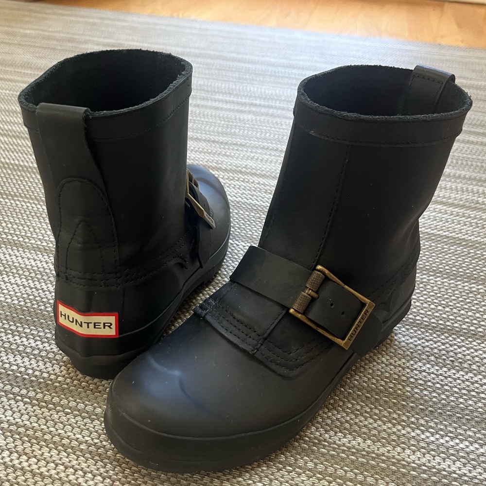 Hunter Moto Rain Boots